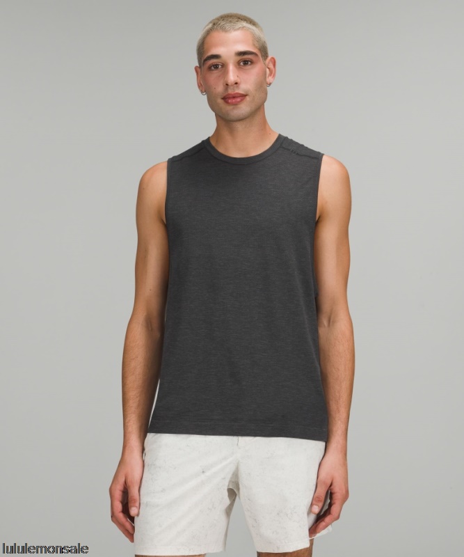 Lululemon Deutschland DELULU974 | Deep Coal Metal Vent Tech Ärmelloses Shirt 20